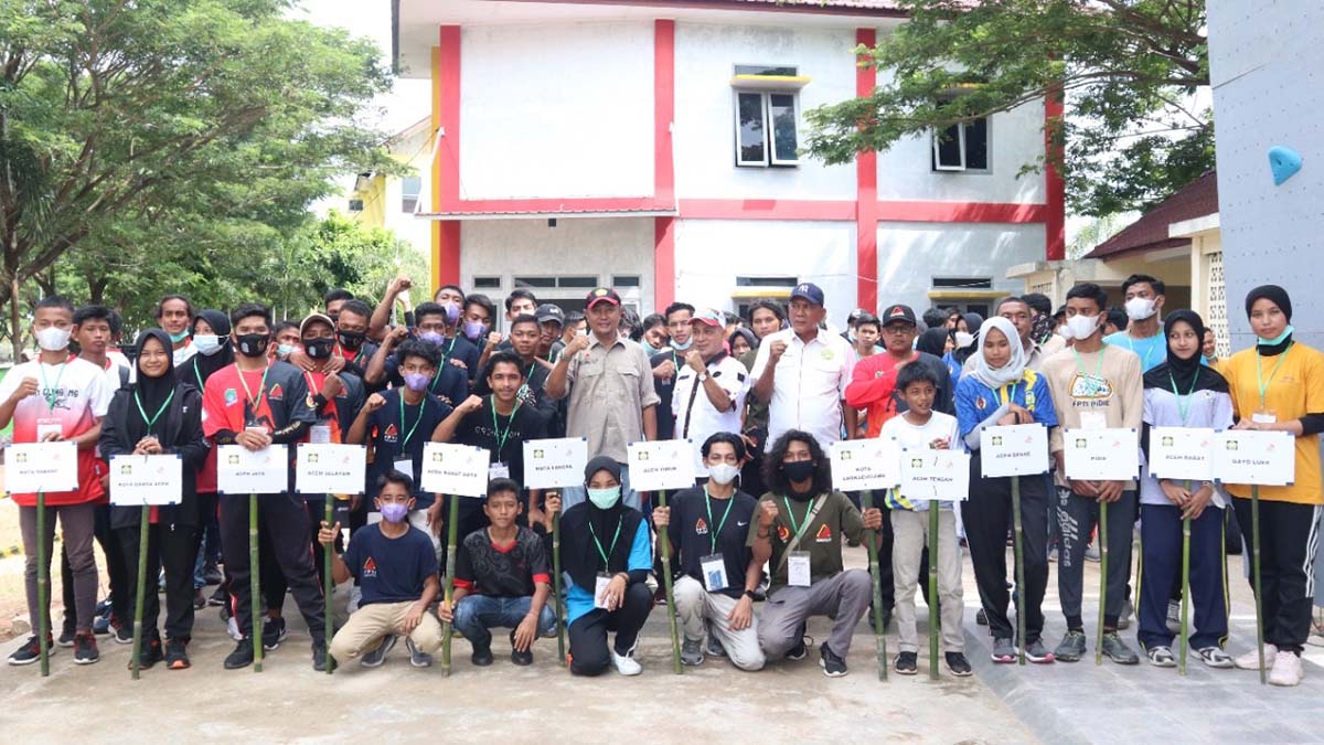 113 Atlet Panjat Tebing Aceh Bersaing Tiket PORA Pidie