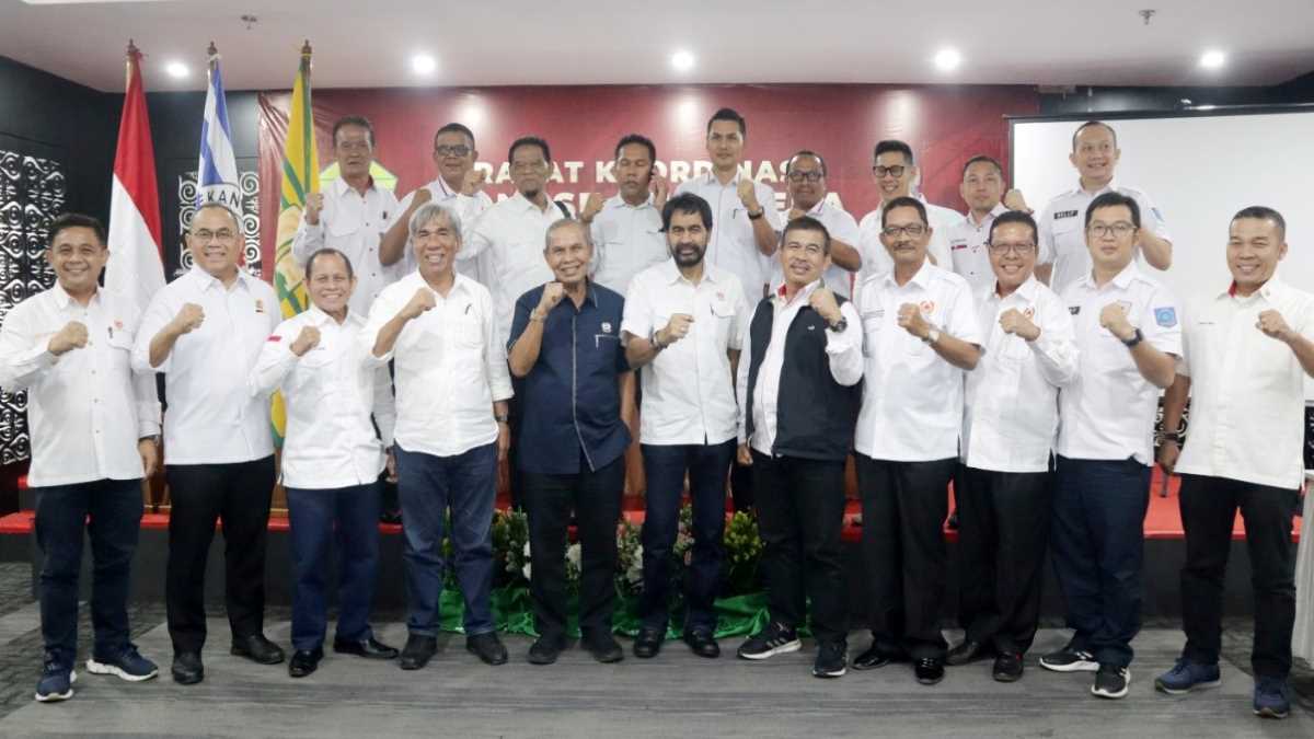 Pimpinan KONI Se-Sumatera Bahas Pemilihan Ulang Tuan Rumah Porwil 2023