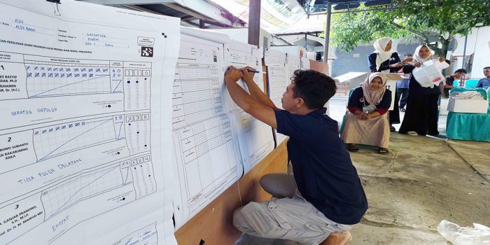 Foto: Perhitungan Suara Pemilu 2024 di Aceh Barat