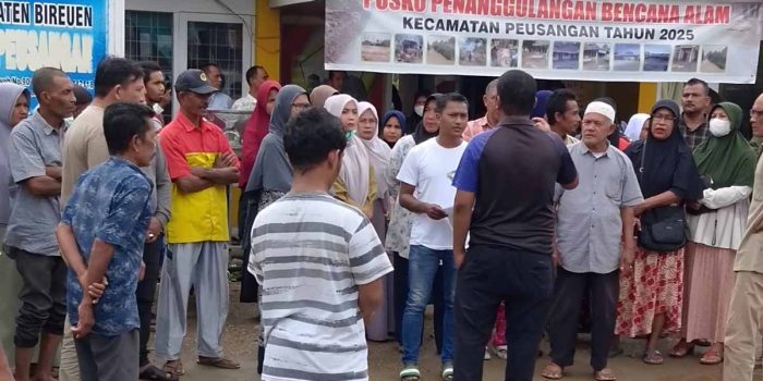 Data Bermasalah, Korban Banjir Peusangan Protes ke Camat