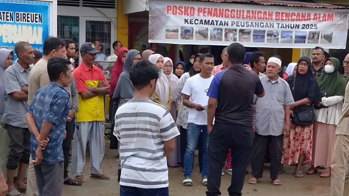 Data Bermasalah, Korban Banjir Peusangan Protes ke Camat