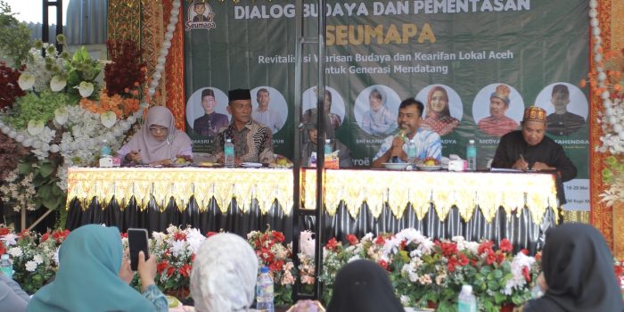 Dialog Budaya Seumapa di Aceh Barat, Ahad 17 Mei 2026. (BASAJAN.NET/HARIS MUNAWAR)