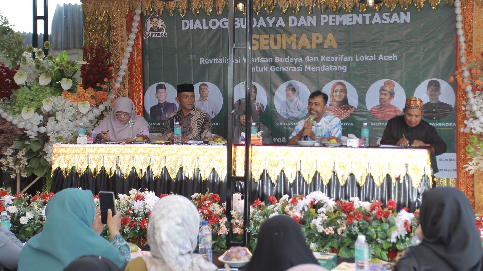 Dialog Budaya Seumapa di Aceh Barat, Ahad 17 Mei 2026. (BASAJAN.NET/HARIS MUNAWAR)